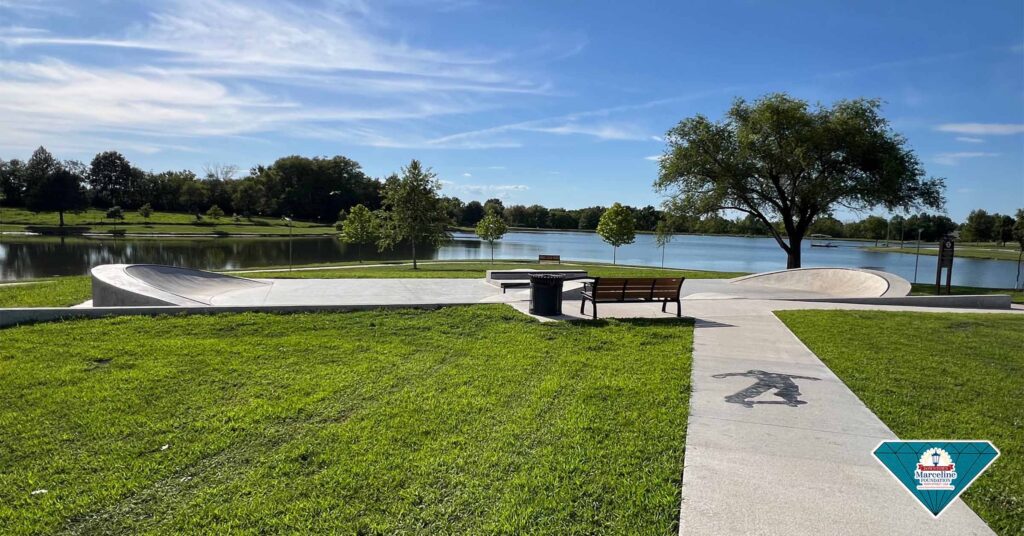 Marceline HIdden Gem: Marceline Skatepark in Memory of Timothy Frandson | Downtown Marceline