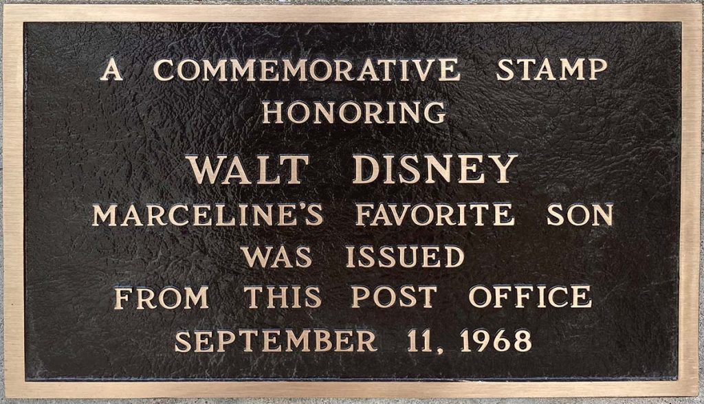 Walt Disney Post Office Plaque | downtownmarcelinefoundation.us