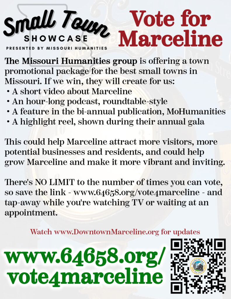 Vote-4-Marceline - Missouri Humanities | Downtown Marceline